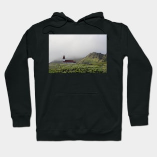 Icelandic Church in the Fog Hoodie